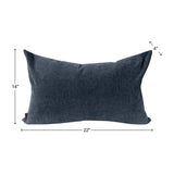 Komodo Navy Down Filled 14x22 Pillow