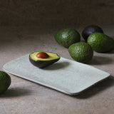 RECTANGULAR PLATTER MEDIUM JUTA Ø 10.63x6.3" PISTACHE