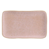 RECTANGULAR PLATTER MEDIUM JUTA Ø 10.63x6.3" LITCHI