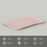 RECTANGULAR PLATTER MEDIUM JUTA Ø 10.63x6.3" LITCHI