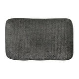RECTANGULAR PLATTER MEDIUM JUTA Ø 10.63x6.3" CHROMIUM