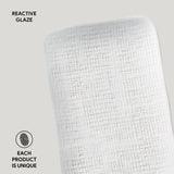 RECTANGULAR PLATTER MEDIUM JUTA Ø 10.63x6.3" NEW WHITE