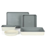 Sur La Table Kitchen Essentials Carbon Steel Bakeware Set w/ Premium PFA Free Grey Ceramic Nonstick