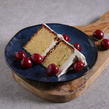 DESSERT PLATE ORGANIC STONEWARE Ø 7.68" DENIM