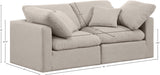 Indulge Modular Sofa - Luxurious Linen Comfort, Versatile Design for Stylish Living Spaces and Relaxation