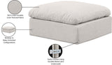 Indulge Fabric Upholstered Modular Ottoman