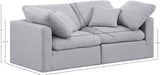 Indulge Modular Sofa - Luxurious Linen Comfort, Versatile Design for Stylish Living Spaces and Relaxation