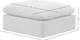 Indulge Fabric Upholstered Modular Ottoman