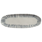 SHALLOW OVAL PLATTER LARGE ORGANIC STONEWARE Ø 14.17x5.12" ELEMENTO