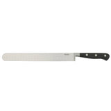 Martha Stewart Carverton 10" Hollow Edge Slicer Knife, High Carbon Stainless Steel Kitchen Knive W/ Black Triple Rivet Handle