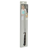 Martha Stewart Carverton 10" Hollow Edge Slicer Knife, High Carbon Stainless Steel Kitchen Knive W/ Black Triple Rivet Handle