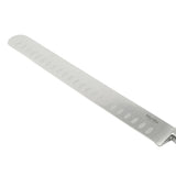 Martha Stewart Carverton 10" Hollow Edge Slicer Knife, High Carbon Stainless Steel Kitchen Knive W/ Black Triple Rivet Handle