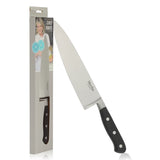 Martha Stewart Carverton 8" Chef Knife, High Carbon Stainless Steel Kitchen Knive W/ Black Triple Rivet Handle