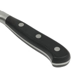 Martha Stewart Carverton 2 Piece Set 5" Tomato Knife and 3" Bird's Beak Knife Set, Bread Carbon Stainless Steel Kitchen Knive W/ Black Triple Rivet Handle