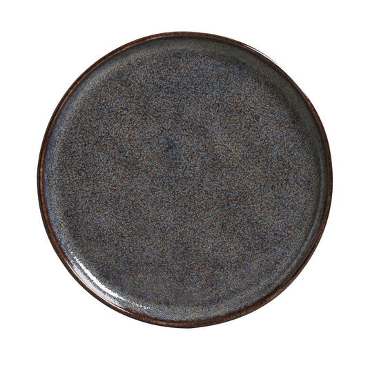 DESSERT PLATE BIO STONEWARE Ø 8.46" TITANIUM