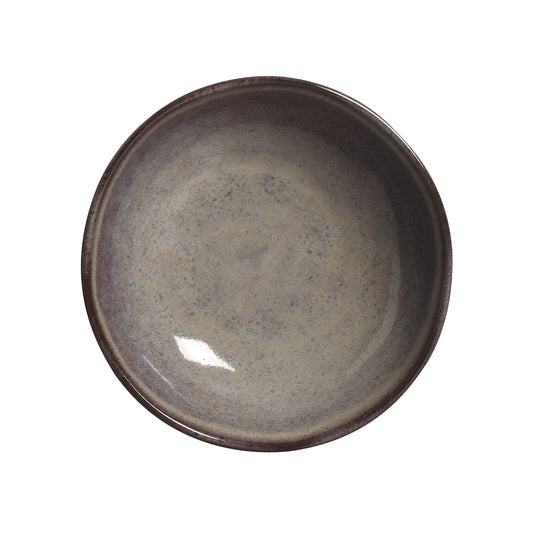 BOWL ORGANIC STONEWARE Ø 6.9x2.2" TOURMALINE