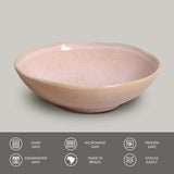 BOWL ORGANIC STONEWARE Ø 6.9x2.2" LITCHI