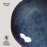 BOWL ORGANIC STONEWARE Ø 6.9x2.2" DENIM