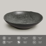 BOWL ORGANIC STONEWARE Ø 6.9x2.2" CHROMIUM