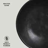 BOWL ORGANIC STONEWARE Ø 6.9x2.2" MATTE BLACK