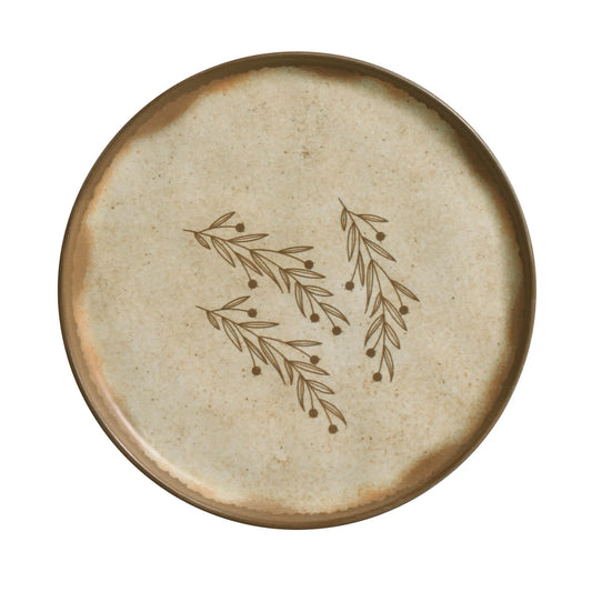 DESSERT PLATE BIO STONEWARE Ø 8.46" NATIVA