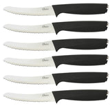 Oster Brixen 13 Piece High Carbon Stainless Steel Kitchen Cutlery Knife Block Set W/ Black Wood Block