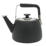 Sur La Table Kitchen Essential Large 2 QT Heavy Gauge Stainless Steel Whistling Tea Kettle