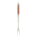 Sur La Table Kitchen Essentials Family Cookout Heavy Duty Stainless Steel Grilling Tool Set W/ Wooden Handles, Tongs, Slotted Turner, and Fork Set