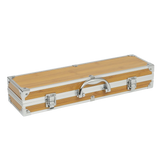 Gibson Home Barbeque Pro 8 Piece BBQ Tools W/ Acacia Wood Handles and Aluminum Storage Box