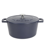 Babish 6-Quart Round Matte Enamel Cast Iron Dutch Oven Pot With Lid