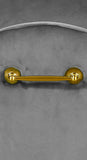 Owen Elegant Velvet Bench with Polished Gold Legs, Chic Design for Bedroom or Entryway Seating