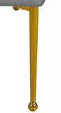 Owen Elegant Velvet Bench with Polished Gold Legs, Chic Design for Bedroom or Entryway Seating