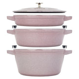 STAUB Cast Iron 4-pc Stackable Set