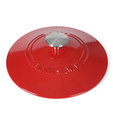 Martha Stewart Gatwick 4 Quart Enamel Cast Iron Dutch Oven - Red