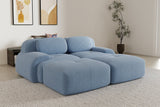 MIA 82'' Loveseat with 2 Ottomans