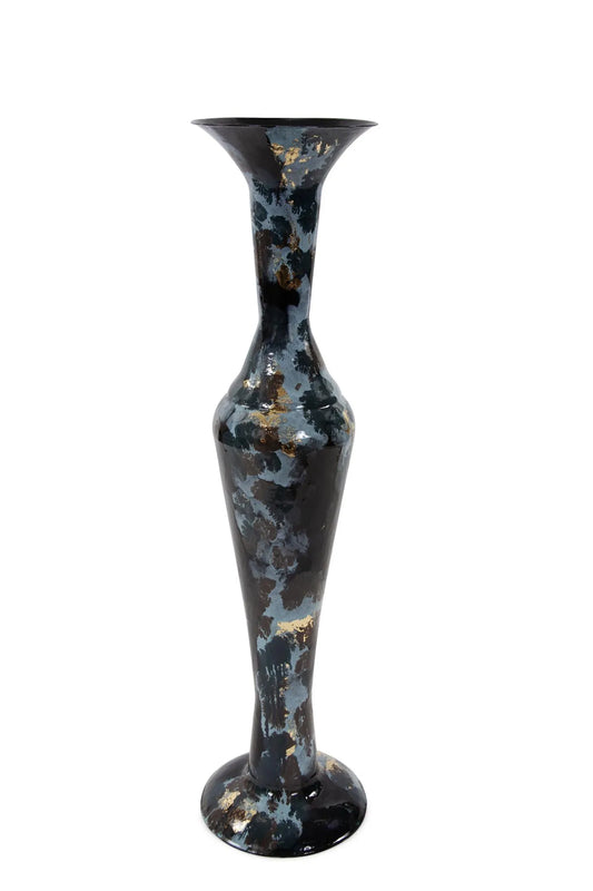 Oceanique Flared Iron Vase- Tall