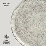 LINHAS DESSERT PLATE STONEWARE Ø 8.46" PISTACHE