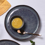 LINHAS DESSERT PLATE STONEWARE Ø 8.46" TITANIUM