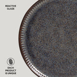 LINHAS DESSERT PLATE STONEWARE Ø 8.46" TITANIUM