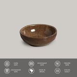 RAMEKIN ORGANIC MEDIUM STONEWARE Ø 3.54x1.18" DIJON