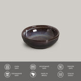 RAMEKIN ORGANIC MEDIUM STONEWARE Ø 3.54x1.18" TOURMALINE
