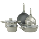 Sur La Table Kitchen Essentials 13 Piece Detachable Handle Pots and Pans Premium PFA Free Premium Ceramic Induction Cookware Set