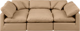 Indulge Luxurious Modular Sectional Sofa with Overstuffed Cushions for Ultimate Comfort and Style