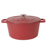 Babish 6-Quart Round Matte Enamel Cast Iron Dutch Oven Pot With Lid