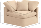 Indulge Modular Sectional Corner Chair - Luxurious Comfort with Customizable Configurations & Style