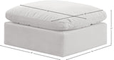 Indulge Fabric Upholstered Modular Ottoman