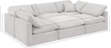 Indulge Luxurious Modular Sectional Sofa with Overstuffed Cushions for Ultimate Comfort and Style