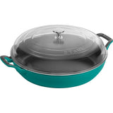 STAUB Cast Iron 3.5-qt Braiser with Glass Lid