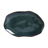 SHALLOW OVAL PLATTER MEDIUM BIO STONEWARE Ø 11.81x7.87" OCEANO