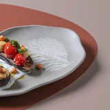 SHALLOW OVAL PLATTER MEDIUM BIO STONEWARE Ø 11.81x7.87" SEIVA